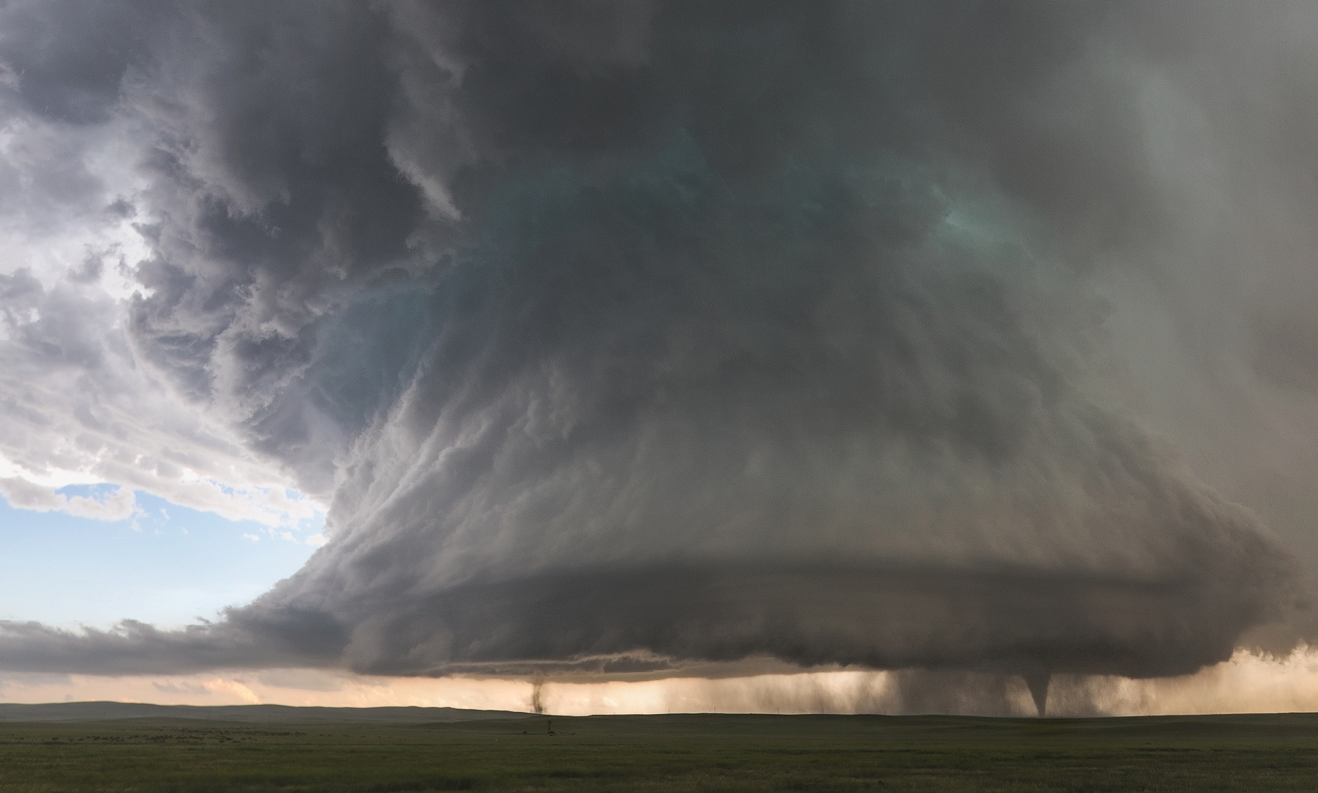 Sister Tornadoes by Weather Photographer, Kelly DeLay